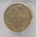 AUSTRALIA 2000 . ONE 1 DOLLAR COIN . ERROR . MULE . STRUCK ON TEN CENT